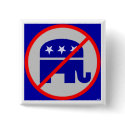 NO Republicans buttons by MiamiAngel NO Republicans buttons