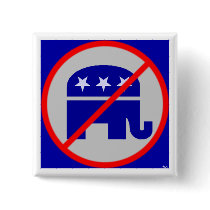 NO Republicans buttons by MiamiAngel NO Republicans buttons