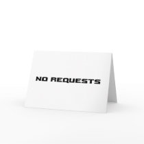 NO REQUESTS cards