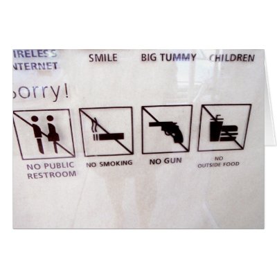 no restroom
