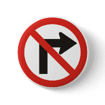 No Right Turn Pin
