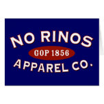 No RINOs Apparel Co. Greeting Card
