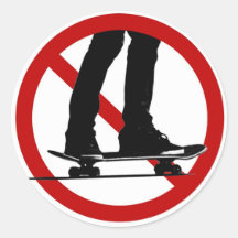 no round stickers