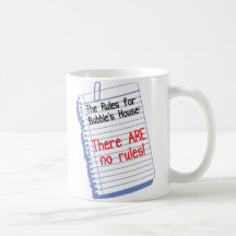 No Rules at Bubbie's House Coffee Mug