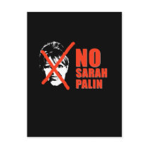 No Sarah Palin postcards by AntiPalin No Sarah Palin postcards