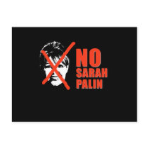 No Sarah Palin postcards by AntiPalin No Sarah Palin postcards