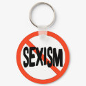 No Sexism keychains