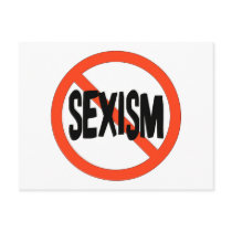 No Sexism Post Cards