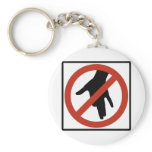 No Shadow Puppets Allowed Highway Sign Keychains