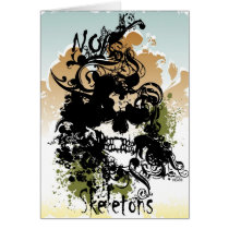 No Skeletons Greeting Cards