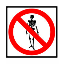 No Skeletons Highway Sign t-shirts