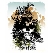 No Skeletons Ladies t-shirts