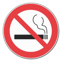 No Sking Sign Sticker