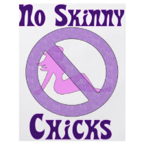No Skinny Chicks flyers