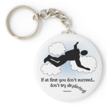 No Skydiving Key Chains