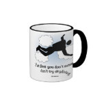 No Skydiving mug