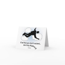 No skydiving notecards