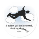 No Skydiving stickers