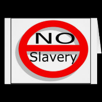 No Slavery cards