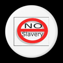 No Slavery magnets