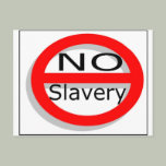 No Slavery Postcard