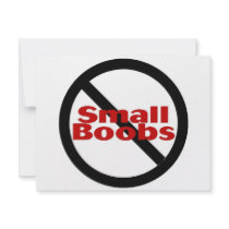 No Small Boobs invitations by CelebrationZazzle No Small Boobs invitations