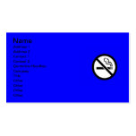No Smoking Business Card