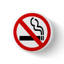 No Smoking Button by buttons4you No Smoking Button