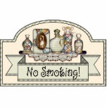 "No Smoking" - Decorative Door Sign photo sculptures
