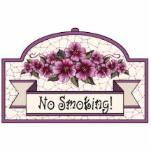 "No Smoking" - Decorative Sign - 12 Photo Sculptures