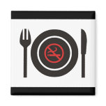 No Smoking In The Kitchen magnets