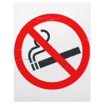No smoking personalized letterhead
