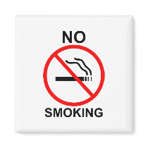 No Smoking Refrigerator Magnets