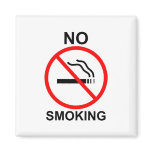 No Smoking magnets