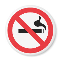 No Smoking Refrigerator Magnets