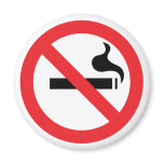 No Smoking magnets