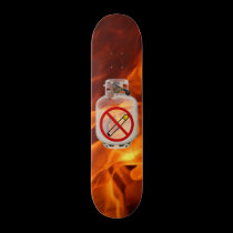 No Smoking On Board skateboards