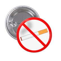 No Smoking Pinback Button