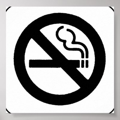 no smoking print by bryonamarie