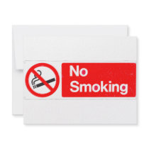 No Smoking Sign Personalized Announcement