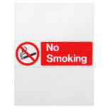 No Smoking Sign Letterhead Template