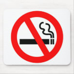 No Smoking Sign Mouse Pad