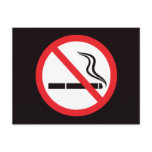 No smoking sign or symbol/anti smoking postcards