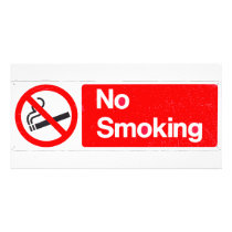 No Smoking Sign Custom Photo Card