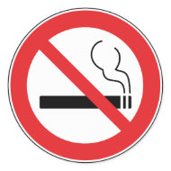 No Smoking Sign Sticker sticker