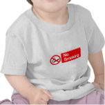 No Smoking Sign t-shirts