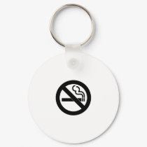 No Smoking Signal for clean air lovers! keychains by angeria No Smoking Signal for clean air lovers! keychains