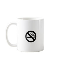 No Smoking Signal for clean air lovers! mugs by angeria No Smoking Signal for clean air lovers! mugs