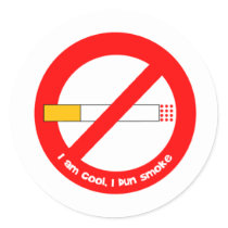 No Smoking stickers