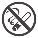 no smoking symbol stickers by littlethings no smoking symbol stickers
